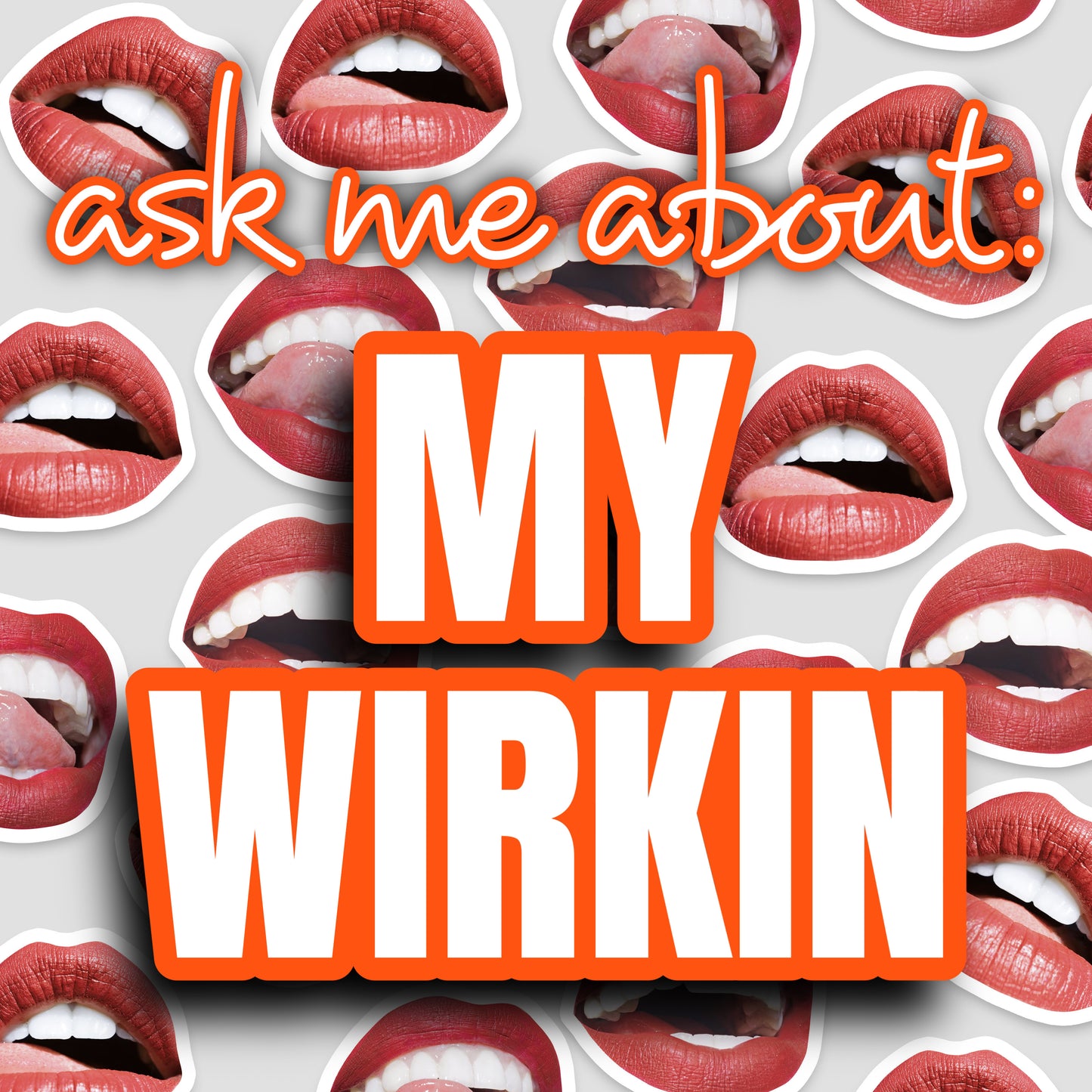 Orange 🧡 30cm Walmart Wirkin (with strap!) VIRAL TikTok sensation