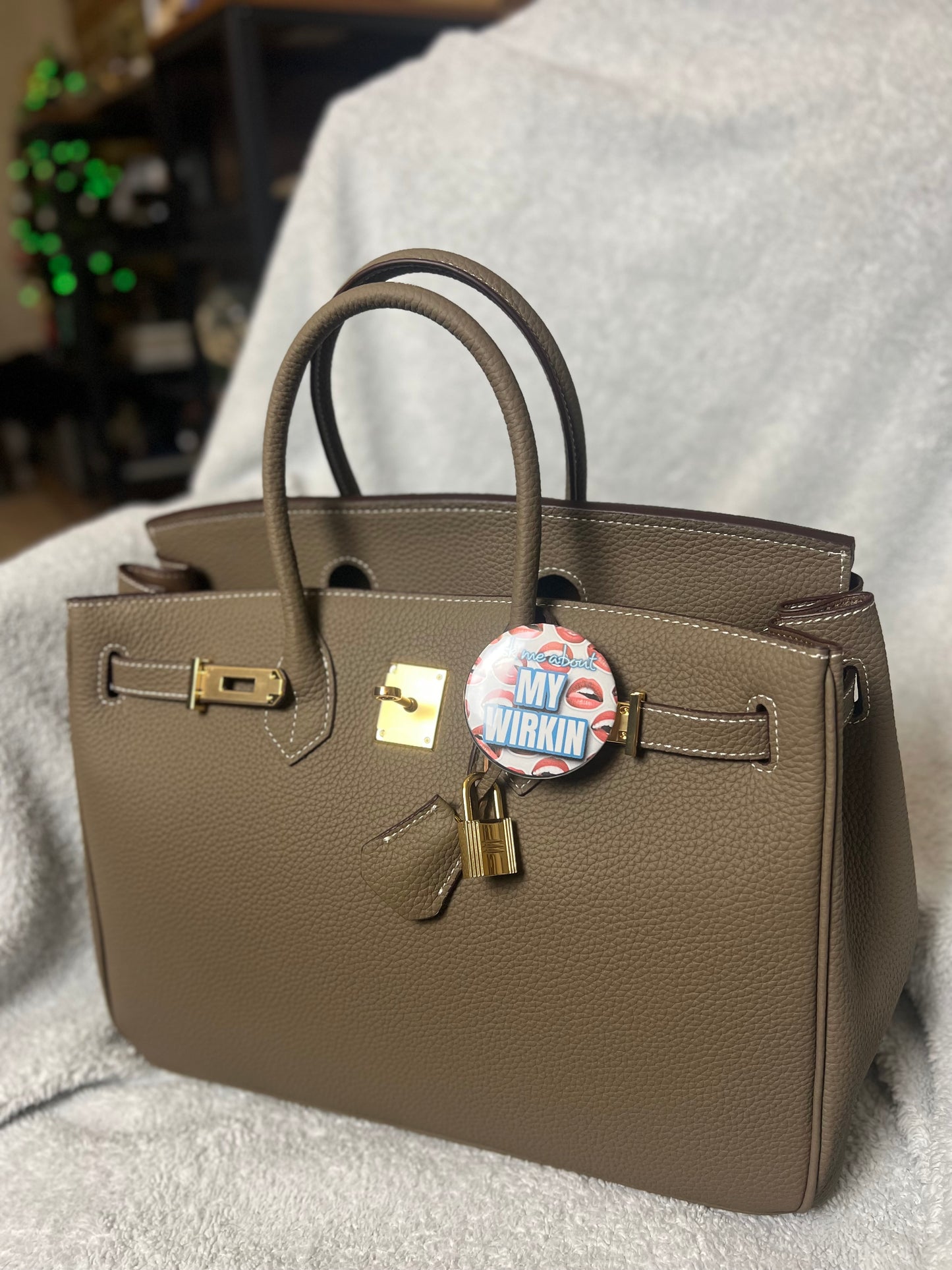 Khaki 🤎 35cm Walmart Wirkin (no strap) VIRAL TikTok sensation *RARE*