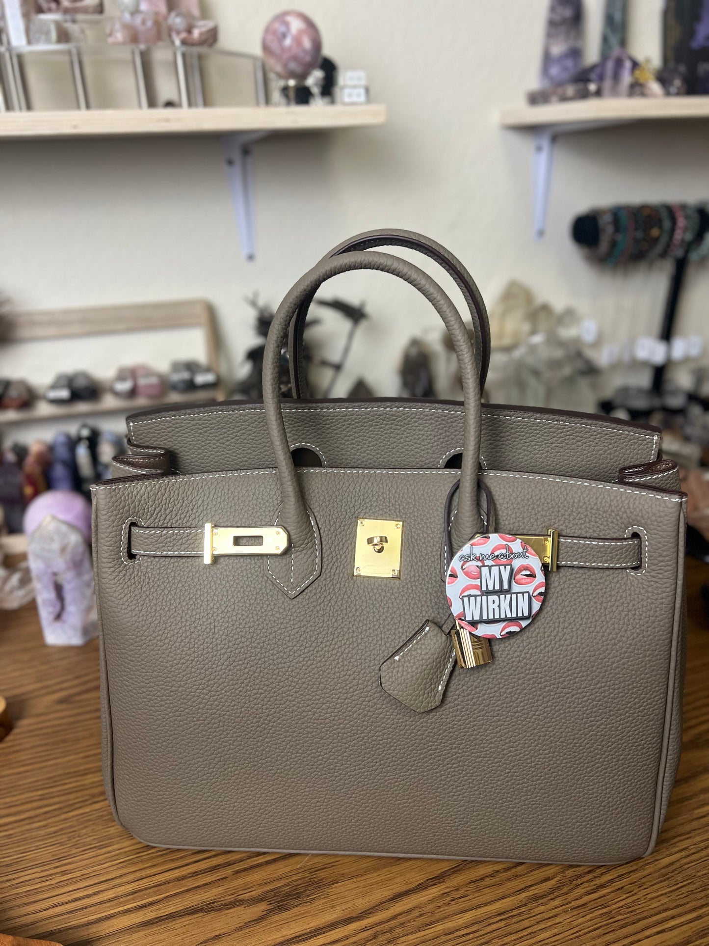 Khaki 🤎 35cm Walmart Wirkin (no strap) VIRAL TikTok sensation *RARE*