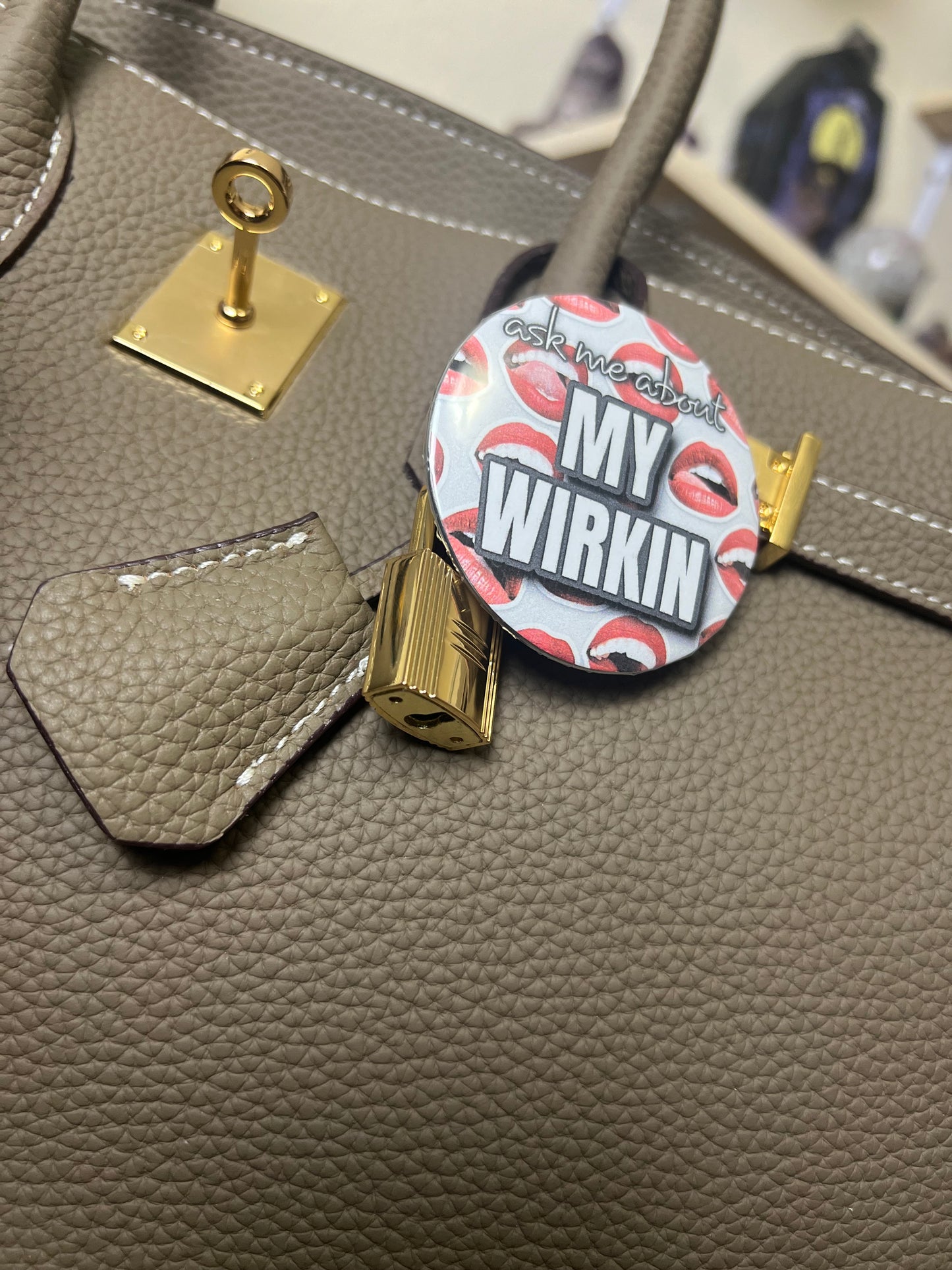 Khaki 🤎 35cm Walmart Wirkin (no strap) VIRAL TikTok sensation *RARE*