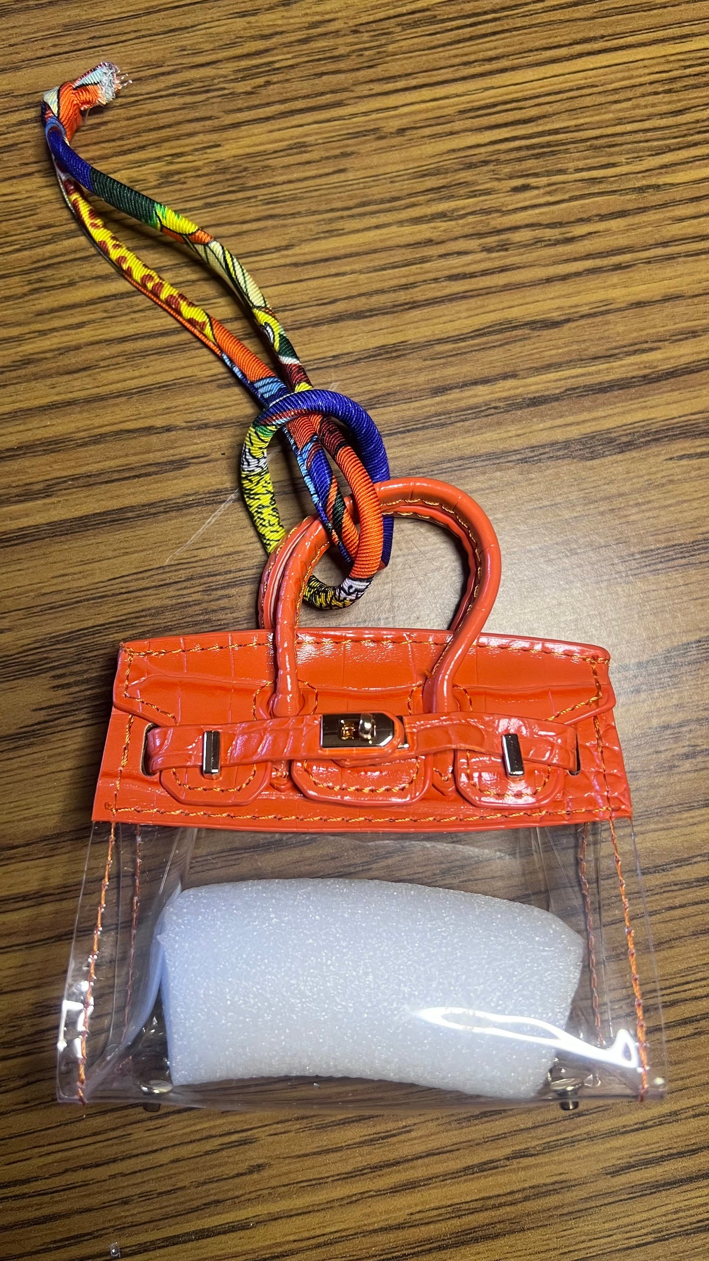 👜 mini “birkin” bag charms + crystals 💎